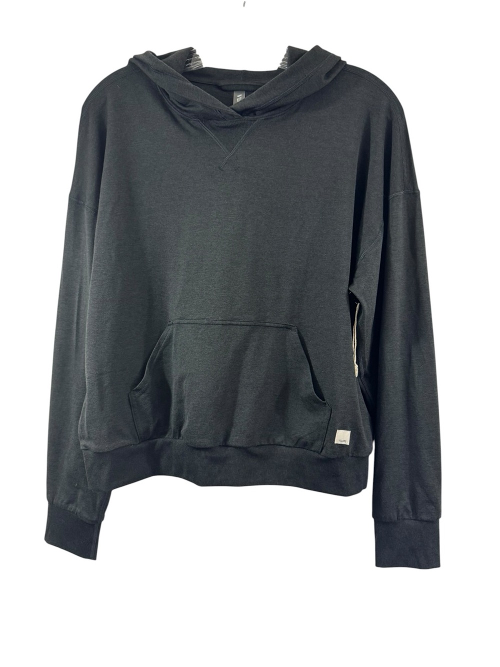 Vuori Halo Modern Pullover Hoodie Women's Black Lightweight Size Small NEW